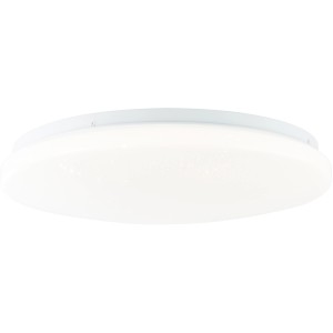 Okos, dimmelhető LED mennyezeti lámpa Heddy, Ø 38 cm, fehér színben. Fény színe és RGB vezérelhető alkalmazáson keresztül.