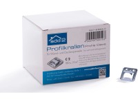 Panelrögzítő kapocs 2 mm fali és mennyezeti panelekhez 100 darab Panelrögzítő kapocs 2 mm fali és mennyezeti panelekhez 100 darab