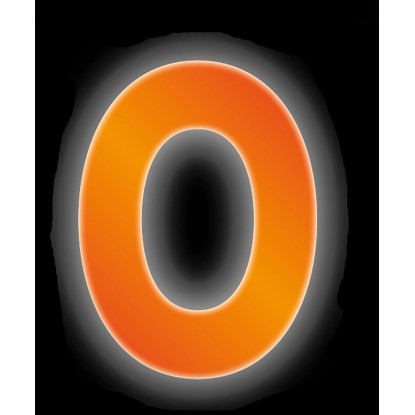 Conacord O felragasztható betű fényvisszaverő 8 cm narancssárga