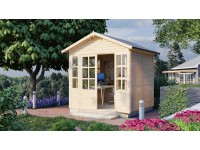 Bertilo Teahouse kerti ház natúr 226 cm x 234 cm FSC Bertilo Teahouse kerti ház natúr 226 cm x 234 cm FSC