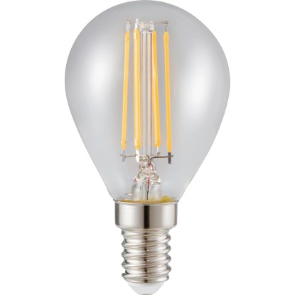 LUX-TOOLS LED fényforrás átlátszó körte forma 2 db 4,2W E14
