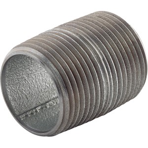 33,3 mm x 40 mm-es temperöntvény fitting, horganyzott, külső menettel csőcsatlakozásokhoz.