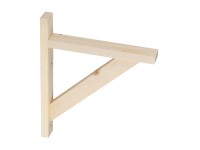 Natúr fenyő szerelt konzol 27 cm x 34 cm