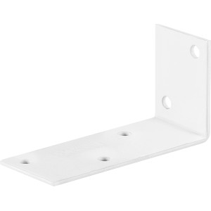 Fehér, porszórt szerkezeti szög 80x40x30 mm könnyű fa szerkezetekhez.