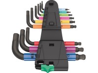 Wera L-kulcskészlet 950/9 Hex-Plus Multicolour 2 metrikus BlackLaser 9-részes