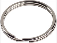 LUX kulcskarika 24 mm nikkelezett 4 darab LUX kulcskarika 24 mm nikkelezett 4 darab