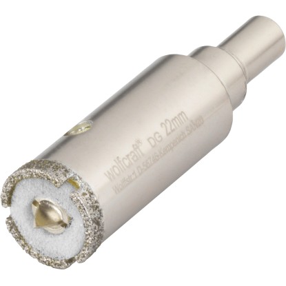 Wolfcraft Ceramic gyémánt lyukfűrész akkus csavarbehajtóhoz 22 mm átmérő