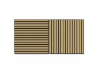 Akusztikus panel falburkolat tölgy MDF natúr akusztikus filc fekete 60 cm 2 db Akusztikus panel falburkolat tölgy MDF natúr akusztikus filc fekete 60 cm 2 db