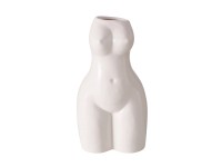 Boltze Home váza Aurice 17 cm x 7 cm x 9 cm fehér