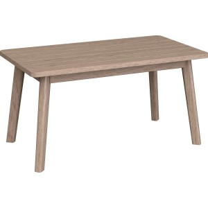 Akácfa dohányzóasztal, a Woodsboro lounge szett része, fehér olajozott, kertbe és teraszra.