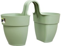 Elho Vibia Campana Flower Twin korlát. virágcserép 21 cm x 38 cm x 26,5 cm pisz.