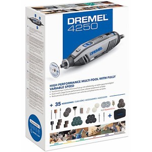Dremel 4250-35 multifunkciós szerszámkészlet 35 tartozékkal és puha táskával.