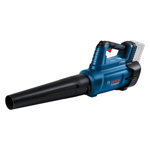 Bosch Professional GBL 18V-750 Solo akkus lombfúvó, kék/fekete, akkumulátor nélkül.