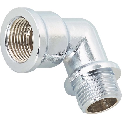 OBI menetes könyök 14,9 mm (Rp 3/8) x 16,7 mm (R 3/8) krómozott sárgaréz