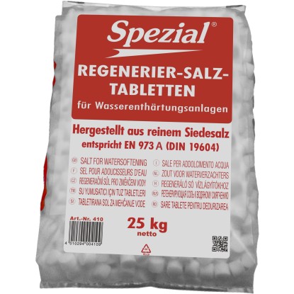 Spezial regeneráló sótabletta vízlágyítókhoz 25 kg