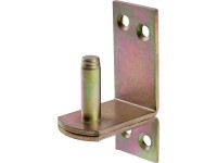 D2 felcsavarozható pántfül csap sárga horganyzott 82 mm x 30 mm 10 mm