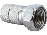 Schwaiger F-dugós csatlakozó 65 mm 2 darabos készlet Schwaiger F-dugós csatlakozó 65 mm 2 darabos készlet