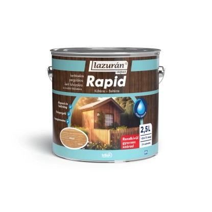 Lazurán Aqua Rapid tölgy 2,5 l