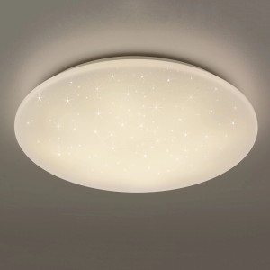 Fehér LED mennyezeti lámpa Kato Ø 60 cm csillagos égbolt hatással.