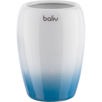Baliv fogmosópohár kerámia kék-fehér