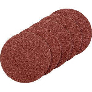 LUX öntapadó csiszolókorongok, Ø 125 mm, K40 szemcse, lyuk nélküli, sarokcsiszolókhoz, fához és fémhez.