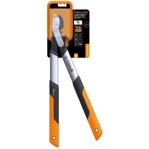 Fiskars Bypass áttételes ágvágó PowerGearX LX92-S, áttételes kerti olló 38 mm átmérőjű ágakhoz.