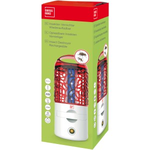 Elektromos LED rovarcsapda akkumulátorral, 4W, ideális kempingezéshez és teraszra.