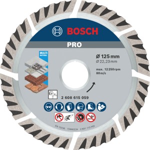 Bosch Standard Universal gyémánt vágótárcsa, 125 mm átmérő sarokcsiszolókhoz.