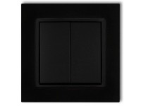 MINI csillárkapcsoló kerettel matt fekete MINI csillárkapcsoló kerettel matt fekete