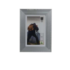 Fotókeret műanyag Vivo ezüst XS 10 cm x 15 cm