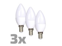 Euro-Lux LED izzó E14 4,8 W 470 lm 3000 K 3 db Euro-Lux LED izzó E14 4,8 W 470 lm 3000 K 3 db
