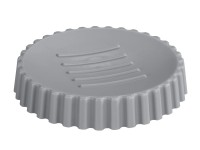 Allstar Minas szappantartó szürke polipropilén 11 cm x 2 cm x 11 cm Allstar Minas szappantartó szürke polipropilén 11 cm x 2 cm x 11 cm