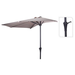 Félkör alakú napernyő balkonra 270 cm tóp színű 160 g/m2