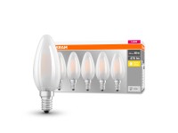 Osram LED-izzó E14 gyertya alakú 4 W 470 lm 5 db 10 cm x 3,5 cm (Ma x Át) Osram LED-izzó E14 gyertya alakú 4 W 470 lm 5 db 10 cm x 3,5 cm (Ma x Át)