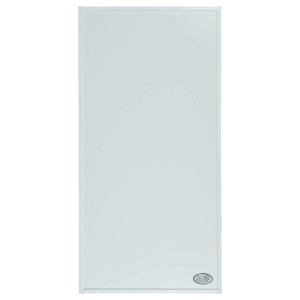 Fehér Infrae Frame M 800 W fűtőpanel falra szereléshez. Elektromos fűtőtest alumínium kerettel.