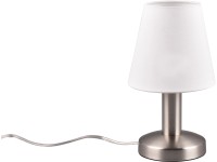 Trio Mats II asztali lámpa nikkel matt-fehér 14 cm x 24 cm Trio Mats II asztali lámpa nikkel matt-fehér 14 cm x 24 cm