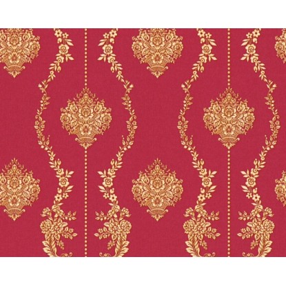 AS Creation Chateau 34493-2 tapéta 10,05 m x 0,53 m piros - arany mintás