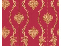 AS Creation Chateau 34493-2 tapéta 10,05 m x 0,53 m piros - arany mintás