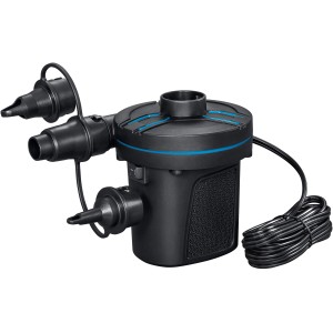 Bestway PowerTouch 12V elektromos pumpa légmatracok stb. felfújásához, 3 adapterrel.