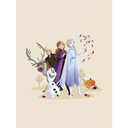 Komar Disney Frozen Autumn Feeling falikép 30 cm x 40 cm bézs