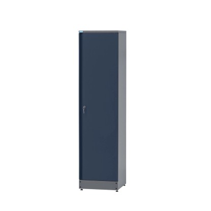 Küpper magas szekrény egyajtós 4 polccal 180 cm x 45,5 cm x 45 cm sötétkék