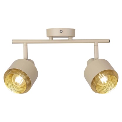 Rábalux Fedora mennyezeti spotlámpa 2-es 30,5 cm világosbarna