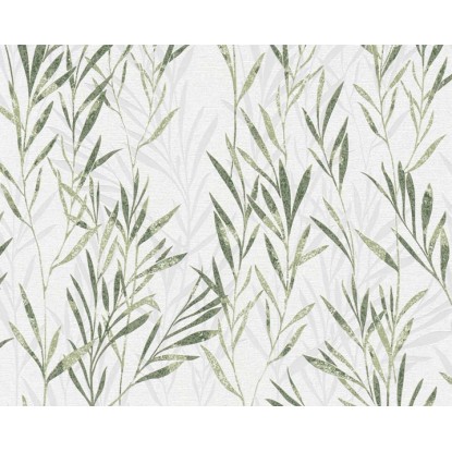 Tapéta Zöld leveles 36712-3