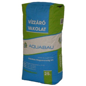 Zsák Aquabau Vizzaro Vakolat, vízálló vakolat, 25kg.