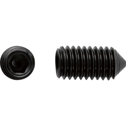 SW3 beállítócsavar fekete horganyzott M4 x 10 mm 8 db