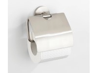Wenko Cuba WC-papír tartó fedéllel cinköntvény 13,5 cm x 13,5 cm x 4 cm Wenko Cuba WC-papír tartó fedéllel cinköntvény 13,5 cm x 13,5 cm x 4 cm