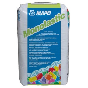 Zsák Mapei Monolastic, egy komplett rendszer a hőszigeteléshez.