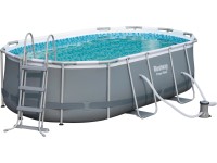 Bestway acélvázas medenceszett Steel Pro Max Frame GS 427 x 250 x 100 cm ovális