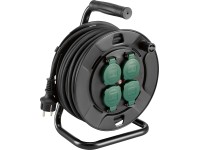 Kábeldob H05RR-F3G1,5 fekete 25 m Kábeldob H05RR-F3G1,5 fekete 25 m