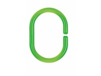 Spirella C-Minor zuhanyfüggönygyűrű műanyag átlátszó Clear Green Spirella C-Minor zuhanyfüggönygyűrű műanyag átlátszó Clear Green